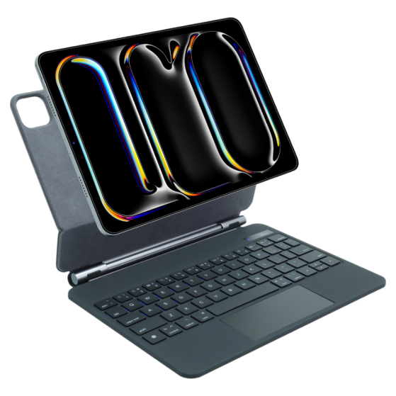 LED display magnetic Keyboard Case with Multi-Touch Trackpad Magic Keyboard (five rows��
