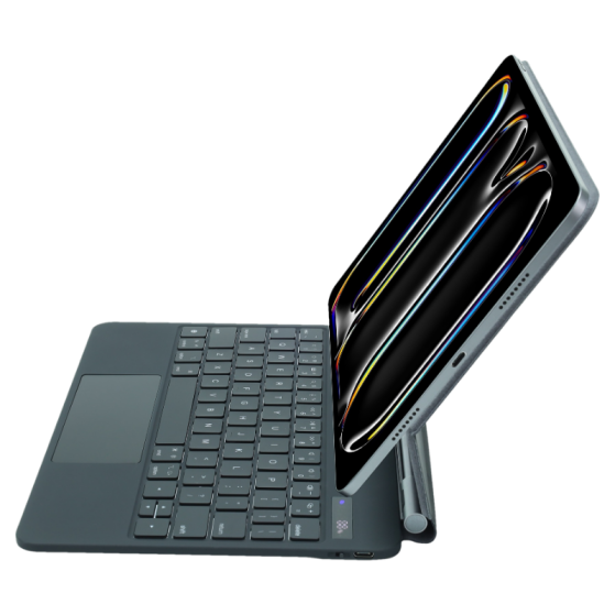 LED display magnetic Keyboard Case with Multi-Touch Trackpad Magic Keyboard (five rows��