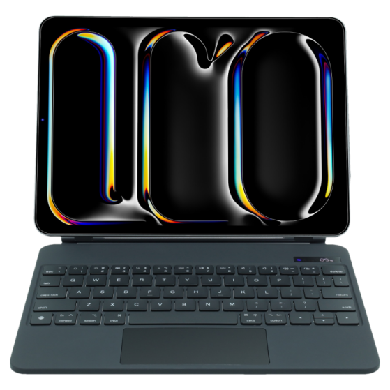 LED display magnetic Keyboard Case with Multi-Touch Trackpad Magic Keyboard (five rows��